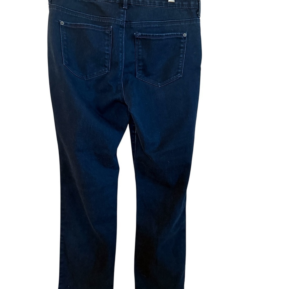 Gloria Vanderbilt Dark Blue Straight Leg Jeans - Picture 2 of 3